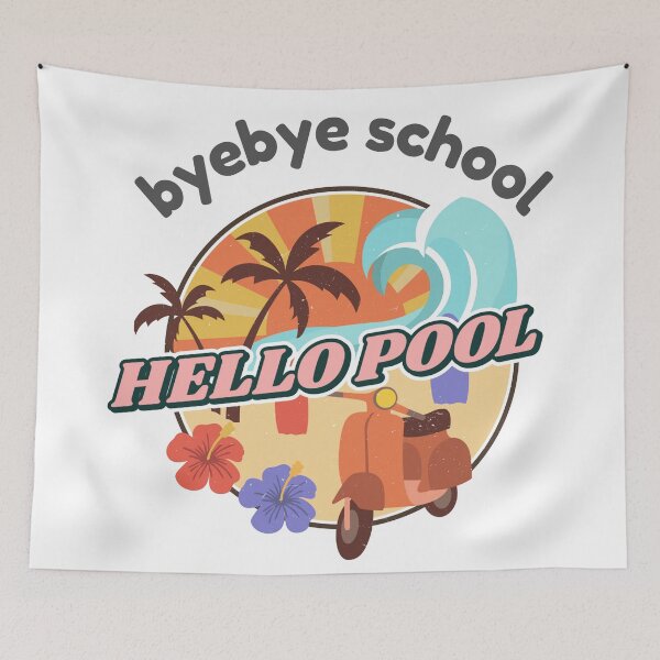 Item preview, Bye bye school hello pool designed and sold by StudioQ-.