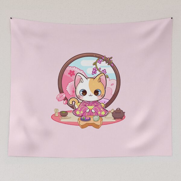 Item preview, Tea Ceremony Cat designed and sold by Kaidankurii.