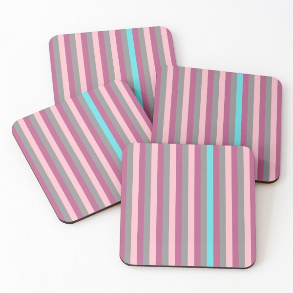 Item preview, Pink and Grey Lines plus Turquoise designed and sold by JazzPWall.