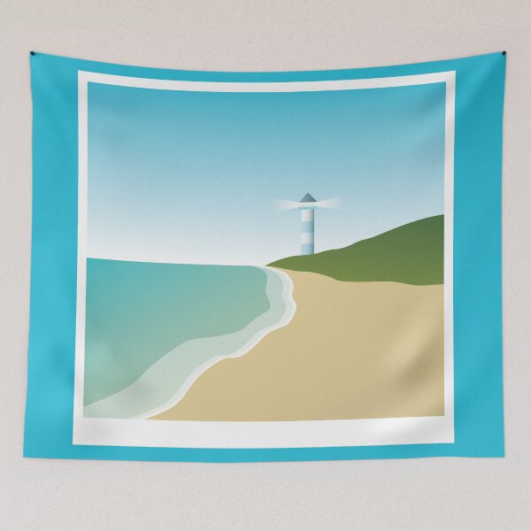 Item preview, Beachfront Lighthouse designed and sold by Demetros Design Studio.