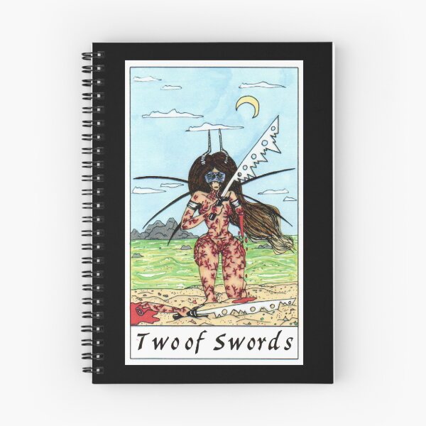 Item preview, Two of Swords designed and sold by nannonthehermit.