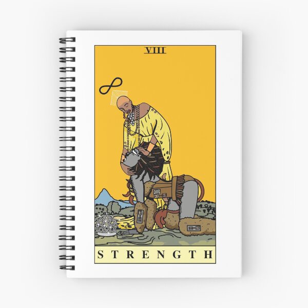 Item preview, Yvie Oddly - Strength tarot card designed and sold by enjoymycake.