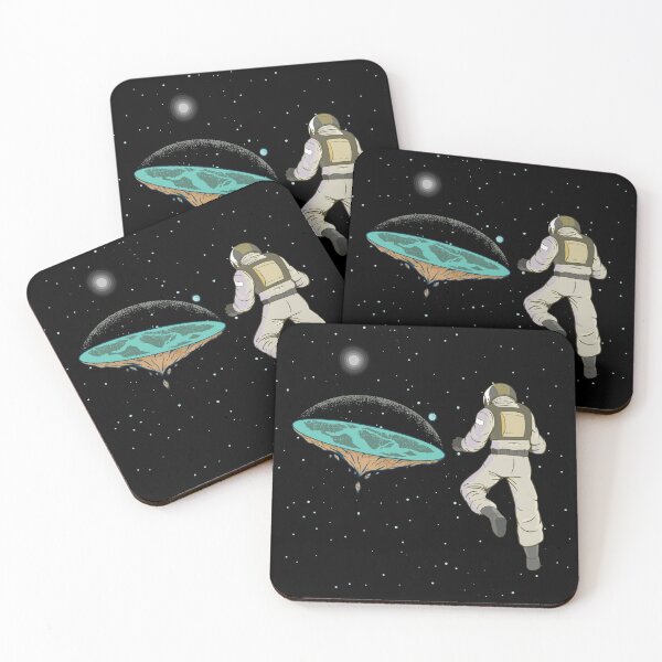 Item preview, Flat Earth | Funny Space Illustration designed and sold by artado.