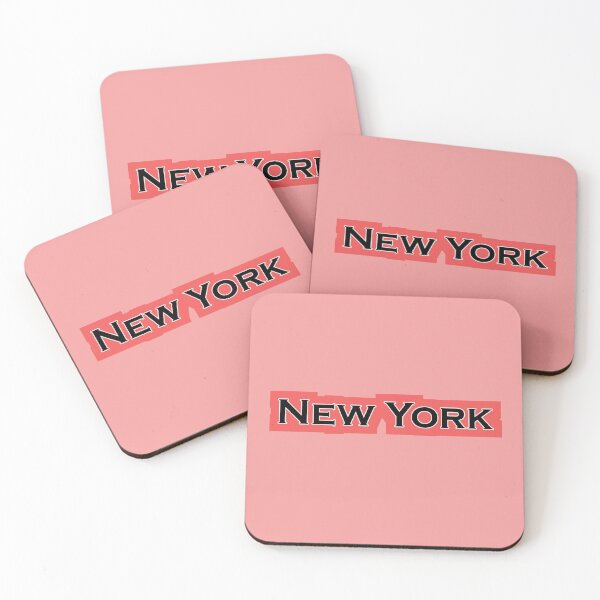 Item preview, New York  (coral) designed and sold by SahJArt.