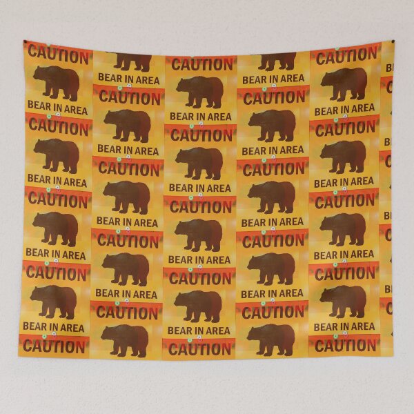 Item preview, CAUTION: BEAR IN AREA designed and sold by ＣＯＲＶＡ.