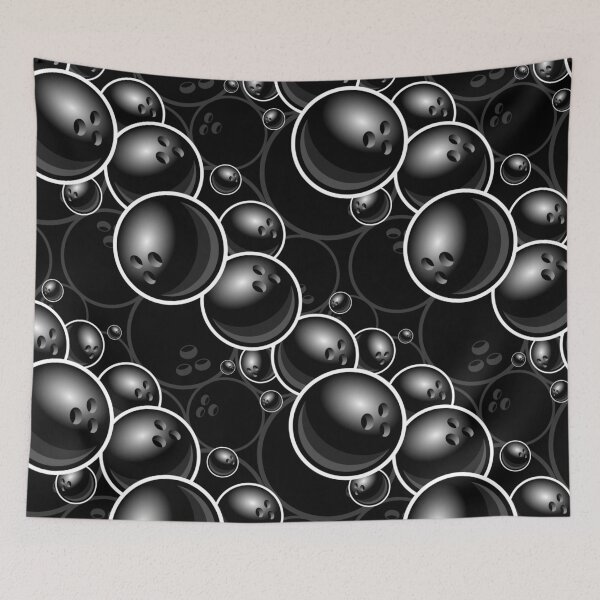 Item preview, Bowling Ball Balls Ten Pin 10 Pin Flaming Fire Falling Hot Rod Flames Black designed and sold by Draculaura2009.