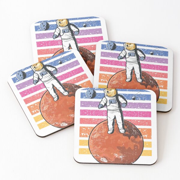 Item preview, Doge On Mars Dogecoin To The Moon  designed and sold by JohnnyTaco.