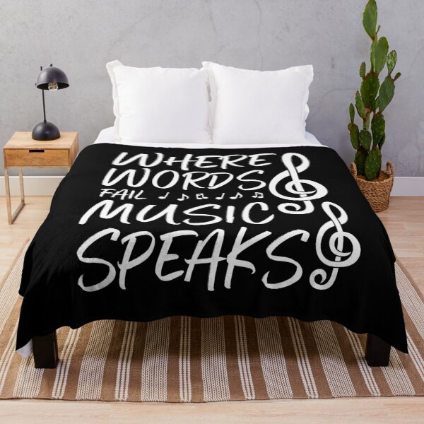Item preview, when words fail music speaks, power of music quotes designed and sold by PRINTED ..