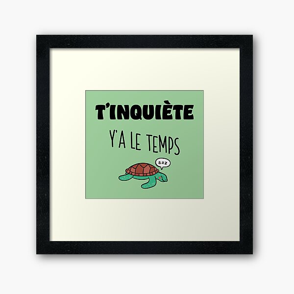 Impressions Encadrees Sur Le Theme Tortue Redbubble