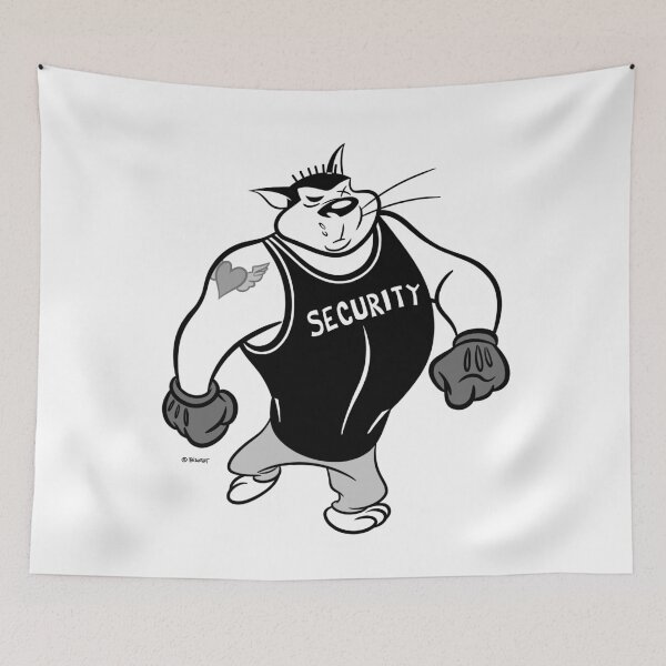 Item preview, Security Retro 30s Cartoon Rubber Hose Style designed and sold by skullislandprod.