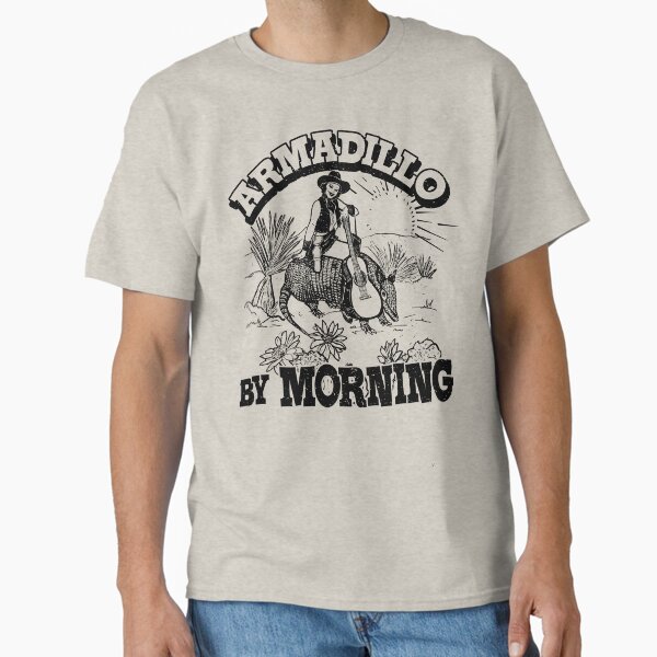 Texas Armadillo Cute Armour Shell Animal Pun Vintage T-Shirt