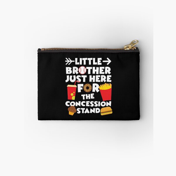 Item preview, little brother just here for the concession stand, funny baseball quote designed and sold by PRINTED ..