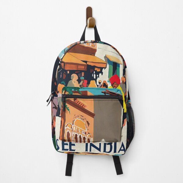 Artikelvorschau, India Vintage Travel Poster entworfen und verkauft von vintagevivian.