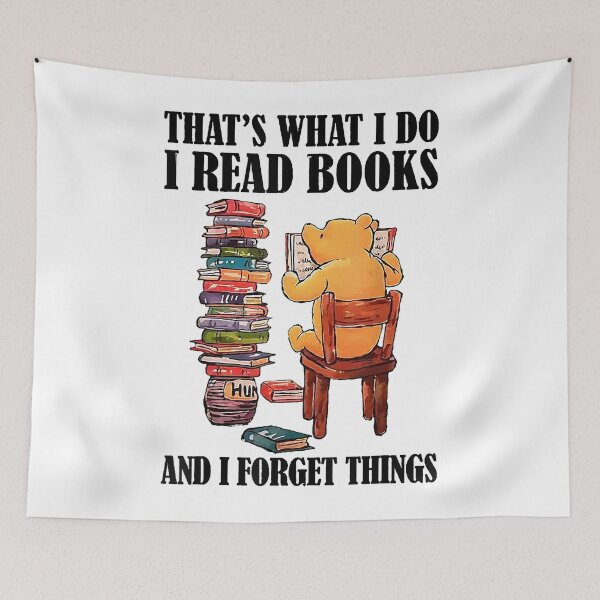 Item preview, That's What I Do Read Books And I Forget Things Bear Reading T-Shirt designed and sold by Lukifo-Quipo.