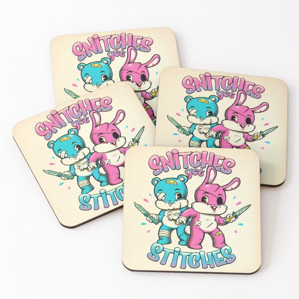 Item preview, Snitches get Stitches Cute Cartoon designed and sold by andremuller.