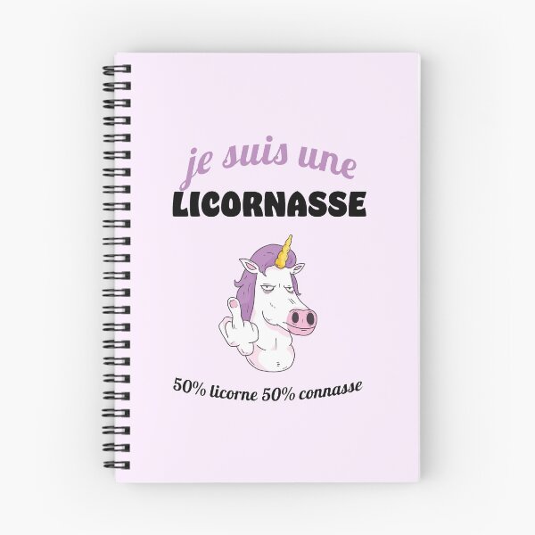 Aperçu de l'œuvre Licornasse idée cadeau humour licorne créée et vendue par Print  Androïde.