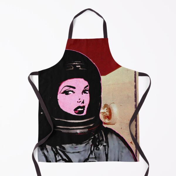 Item preview, Comic Girl Astronaut | Lunar rover | vintage aesthetics designed and sold by spinolator.