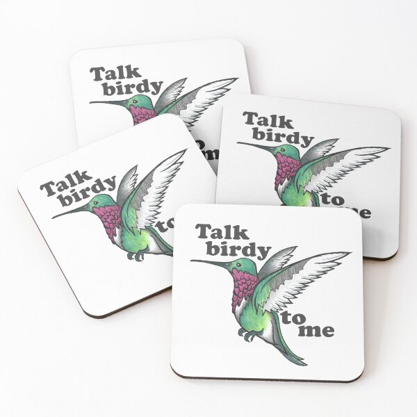 Item preview, Ruby-throated Hummingbird - Talk Birdy To Me designed and sold by The White Bat.