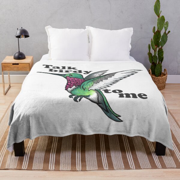 Item preview, Ruby-throated Hummingbird - Talk Birdy To Me designed and sold by The White Bat.