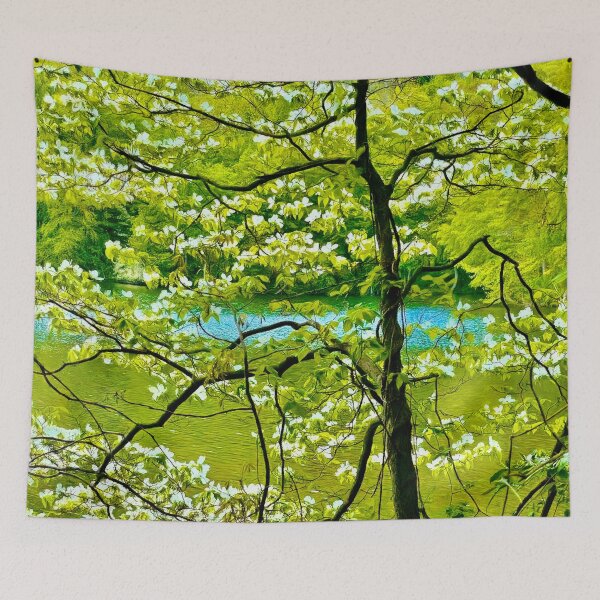 Item preview, Water's White Blossoms designed and sold by Pamela Storch.