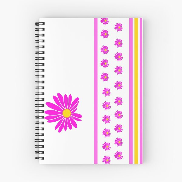 Item preview, Patrón de flor de margarita rosa y amarillo alegre designed and sold by CreateShape.