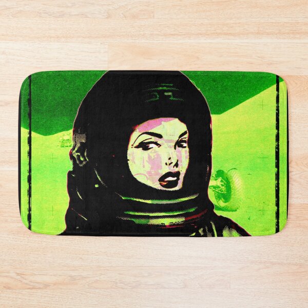 Item preview, Cosmic Comic Girl | Green  Astronaut | vintage aesthetics designed and sold by spinolator.