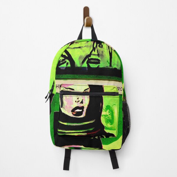 Item preview, Cosmic Comic Girl | Green Astronaut | vintage aesthetics designed and sold by spinolator.