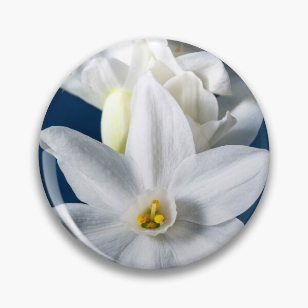 Item preview, Single White flower print designed and sold by Anamika Mehta.