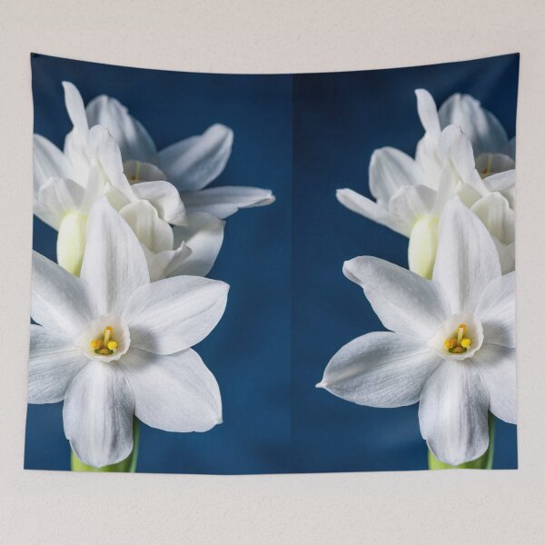 Item preview, Single White flower print designed and sold by Anamika Mehta.