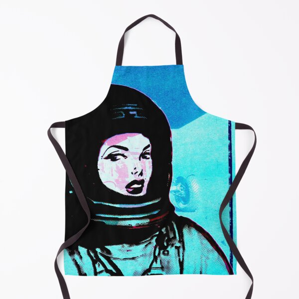 Item preview, Cosmic Comic Girl | Blue Astronaut | vintage aesthetics designed and sold by spinolator.