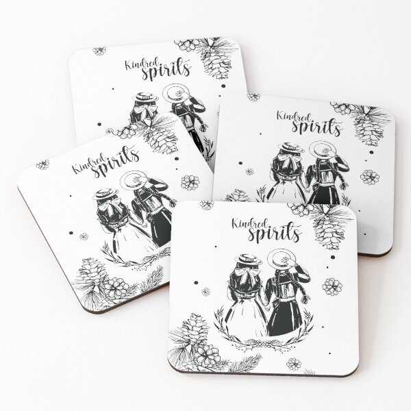 Item preview, Anne Shirley and Diana Barry - Best Friends - Kindred Spirits - Avonlea - Anne with an E designed and sold by wearandpaper.