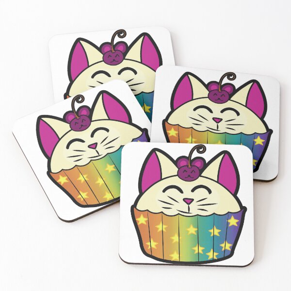 Item preview, Catcake With Mouse-Cherry - Rainbow designed and sold by Ryphna.