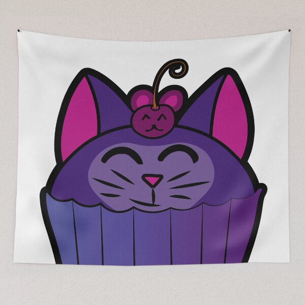 Item preview, Catcake With Mouse-Cherry - Blue designed and sold by Ryphna.