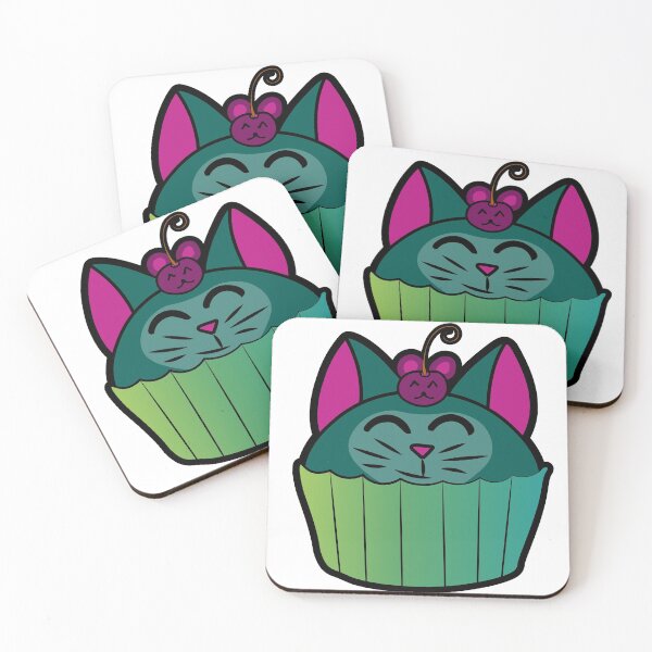 Item preview, Catcake With Mouse-Cherry - Green designed and sold by Ryphna.