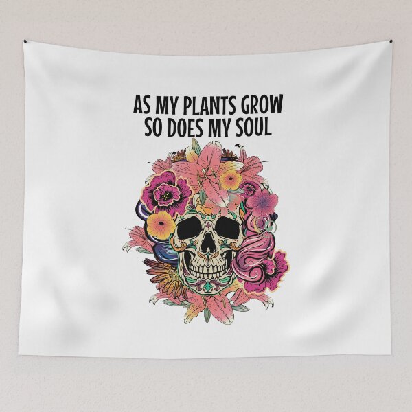 Item preview, Floral Sugar Skull, Flower Garden Plants designed and sold by Maria Garcia.