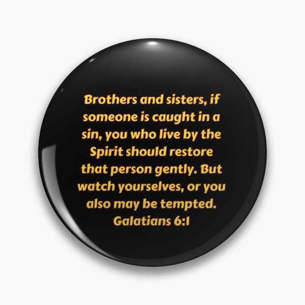 Item preview, Bible Verse Galatians 6:1 designed and sold by Prayingwarrior.