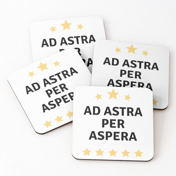 Item preview, Ad Astra Via Aspera Motivation Saying Star Dream designed and sold by DerEmmat.