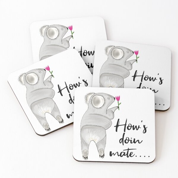 Item preview, How's doin mate -  Cute Australian Koala designed and sold by MerchActually.