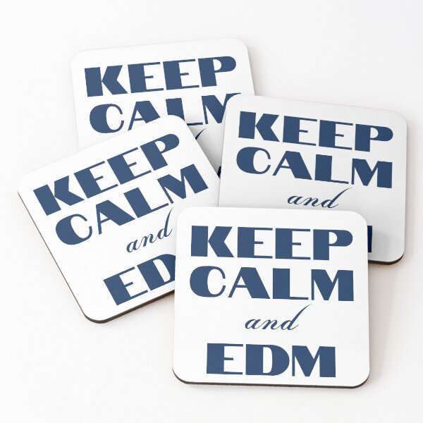 Item preview, Keep Calm and EDM designed and sold by Six Deers.