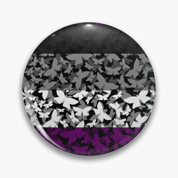Item preview, Veil of Butterflies, Pride Series - Asexual designed and sold by StephOBrien.