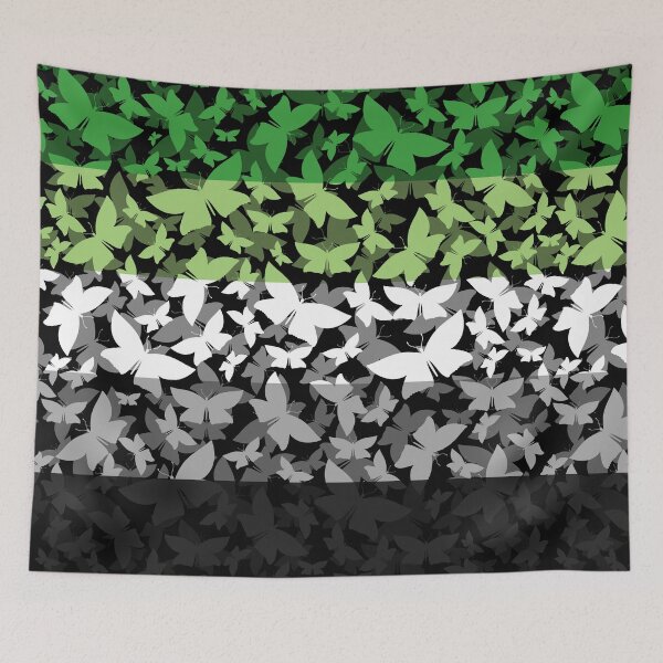 Item preview, Veil of Butterflies, Pride Series - Aromantic designed and sold by StephOBrien.