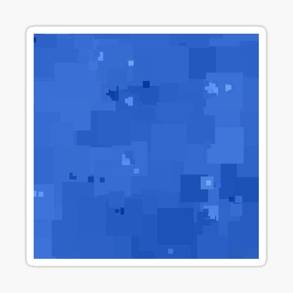 Item preview, Ultramarine Square Pixel Color Accent designed and sold by SaraValor.