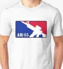 AR15 Red White and Blue Unisex T-Shirt