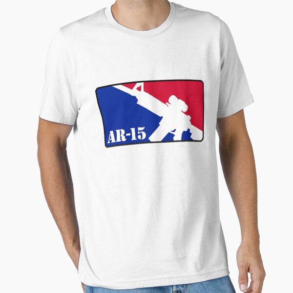 Vista previa del artículo con la obra «AR15 Rojo Blanco y Azul», diseñado y vendido por thatstickerguy.
