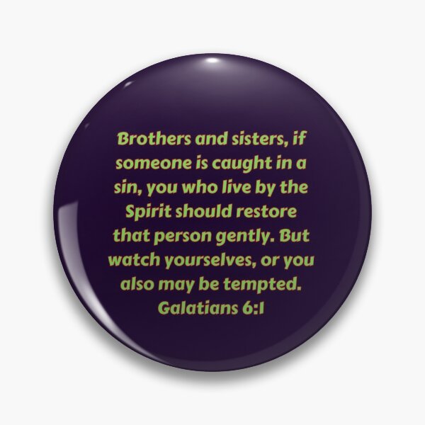 Item preview, Bible Verse Galatians 6:1 designed and sold by Prayingwarrior.