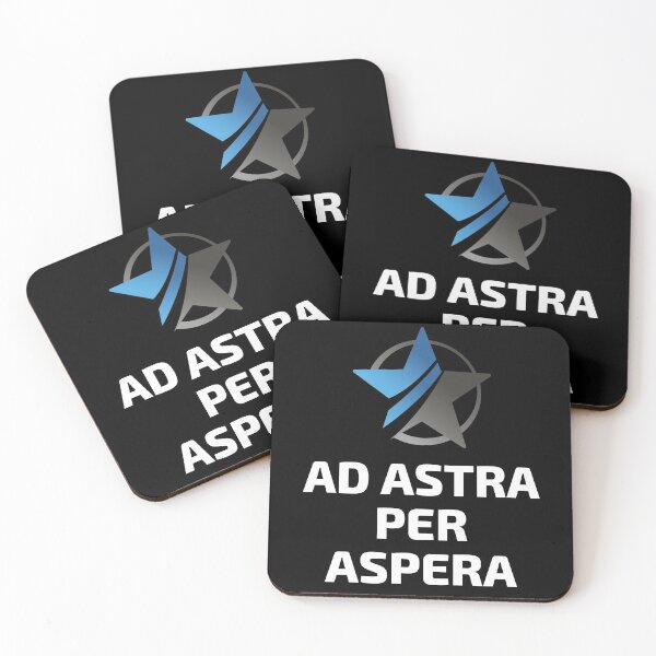 Item preview, Ad Astra Via Aspera Motivation Saying Star Dream designed and sold by DerEmmat.