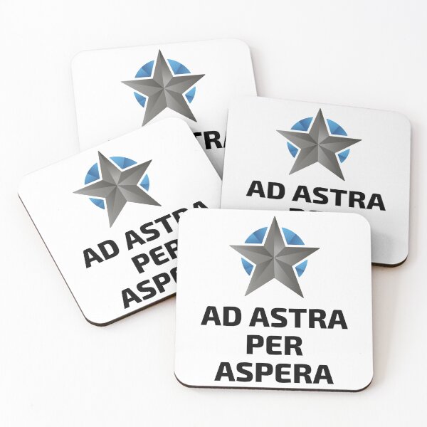 Item preview, Ad Astra Via Aspera Motivation Saying Star Dream designed and sold by DerEmmat.