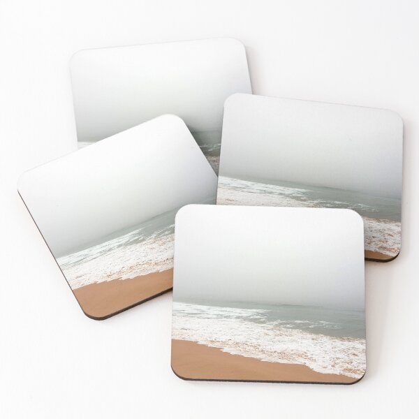 Item preview, Sea mist and gentle waves break over a beach. designed and sold by EAnneH.