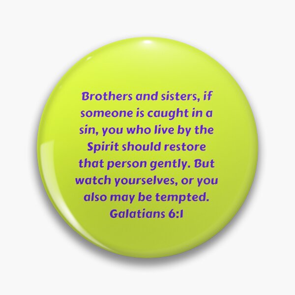 Item preview, Bible Verse Galatians 6:1 designed and sold by Prayingwarrior.