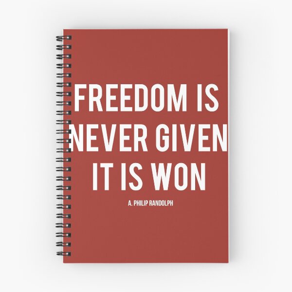 Item preview, Freedom is not give; it is won. designed and sold by BlackMatters.